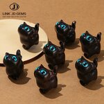 Desk Ornament Cute Room Decor - Birthday Gift Kawaii Cat Miniature Figurines Art Carving