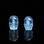 Premium Top Grade Natural Aquamarine Pixiu - 10-15mm 7A Ancient Chinese Amulet