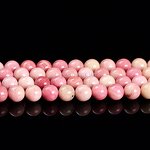 Natural Rhodonite Stone Beads - 4-12mm 5A 7A Round Loose Spacer Beads for Jewelry
