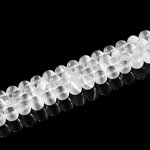 Natural Stone Beads Manufacturer - 5A White Selenite Clear Cat Eye Gypsum Loose Beads