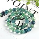 Ice Fluorite Gemstone Beads - Natural Colorful 4-12mm Pick Size Beads for Jewelry Making