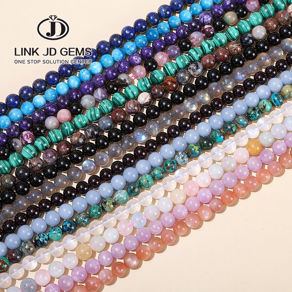 Natural Tiger Eye Amethyst Quartz Crystal Beads - 4-12mm Round Loose Gemstone for Jewelry Making