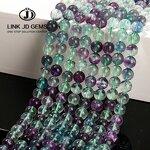 Ice Fluorite Gemstone Beads - Natural Colorful 4-12mm Pick Size Beads for Jewelry Making