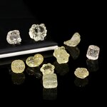 Natural Yellow Crystal Stone Carved Beads - Cat Paw Lion Head Heart Shape Lemon Quartz