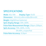 Pulse Oximeter Manufacturer - Yonker Home Digital Sleep Apnea Test Fingertip with High Visibility OLED