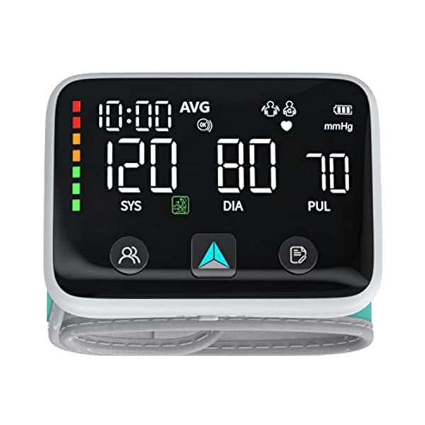 Blood Pressure Monitor Manufacturer - Rechargeable Wrist Digital Automatic 240 Sets Memory Large LED