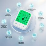 Blood Pressure Monitor Manufacturer - Portable Electronic Medical Digital Tensiometer BP Meter