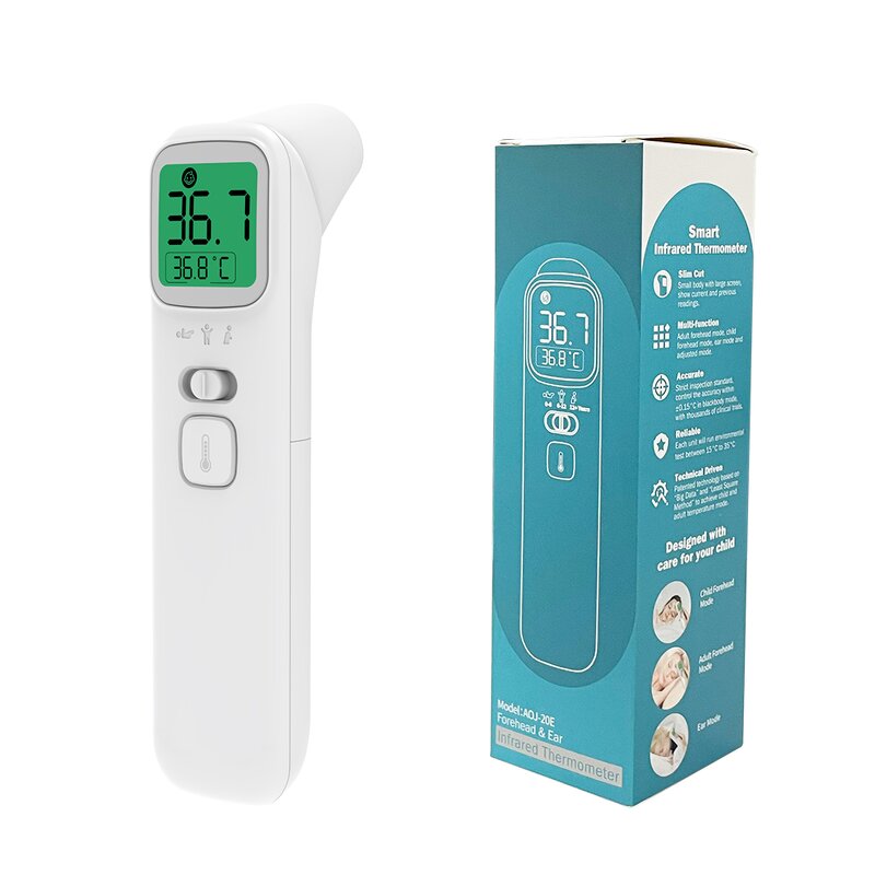 Thermometer Manufacturer - AOJ Adult & Baby Non-Contact Digital Medical Ear & Forehead Infrared Body Gun