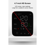 Blood Pressure Monitor Manufacturer - 4.7 Inch Large LED Screen Extra Large Cuff Electric Upper Arm