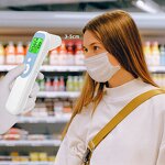 Thermometer Manufacturer - AOJ Electric Ear for Baby Digital InfraRed Forehead ROHS Battery