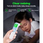 Thermometer Manufacturer - No-Touch Infrared Digital Forehead Touchless Large Display for Adults Babies