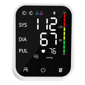 Blood Pressure Monitor Manufacturer - Portable Medical Electronic Automatic LCD Display Bluetooth