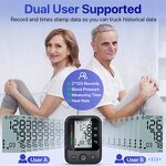 Blood Pressure Monitor Manufacturer - Hot Selling Bluetooth App Controlled Digital Electronic Upper Arm LCD