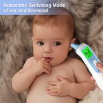 Thermometer Manufacturer - Hot Selling Digital Non-Contact Infrared Forehead Ear Household Baby