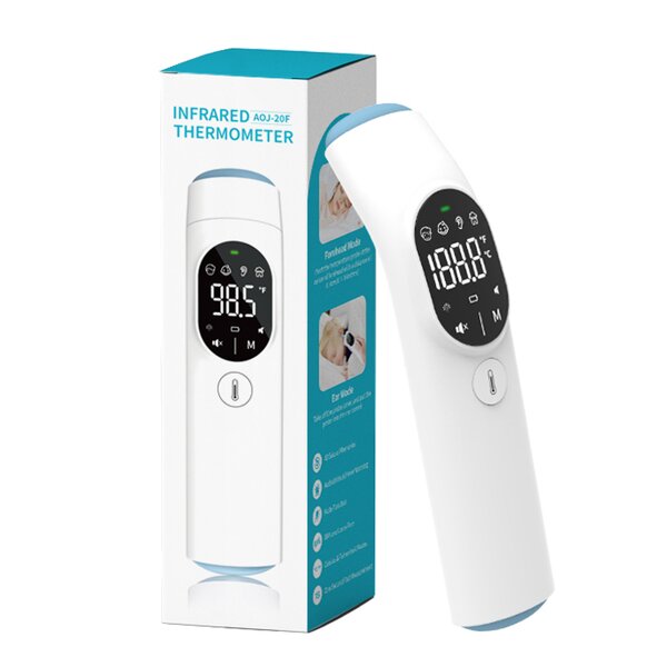 Thermometer Manufacturer - CE Approved Medical Digital Non Contact Household Head Forehead Ear Infrared