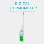 Thermometer Manufacturer - Lcd Digital Contact Soft Flexible Armpit Clinical Baby Child Electronic