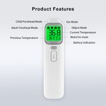 Thermometer Manufacturer - Smart Digital LCD Infrared for Baby's Ear Quality ROHS Plastic