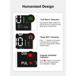 Blood Pressure Monitor Manufacturer - 4.7 Inch Large LED Screen Extra Large Cuff Electric Upper Arm