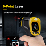 Thermometer Manufacturer - Industrial 9158F Digital Laser IR Infrared Temperature Gun for Industry