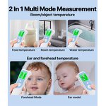 Thermometer Manufacturer - No-Touch Infrared Digital Forehead Touchless Large Display for Adults Babies
