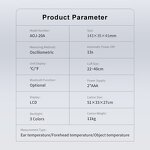 Thermometer Manufacturer - CE ISO Approved Non-Contact Infrared Forehead Ear Electric