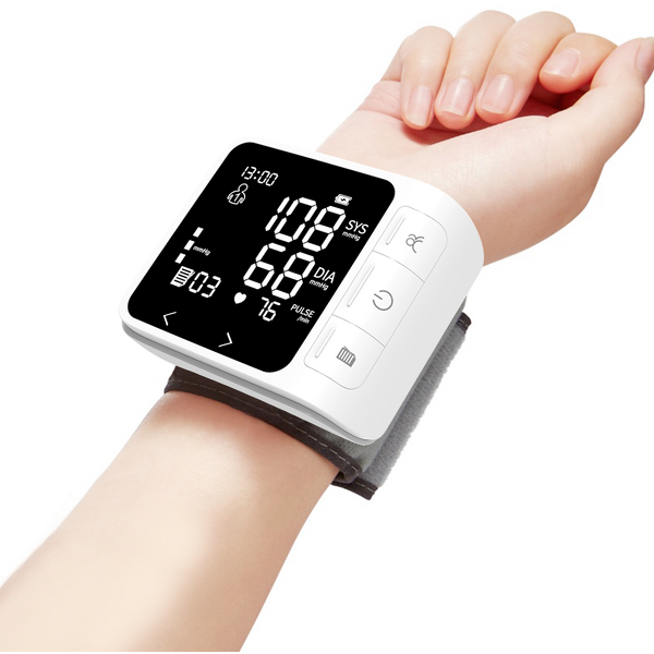 Blood Pressure Monitor Manufacturer - Digital Wrist Electric Oscillometric Large VA Screen 2*99 Memories