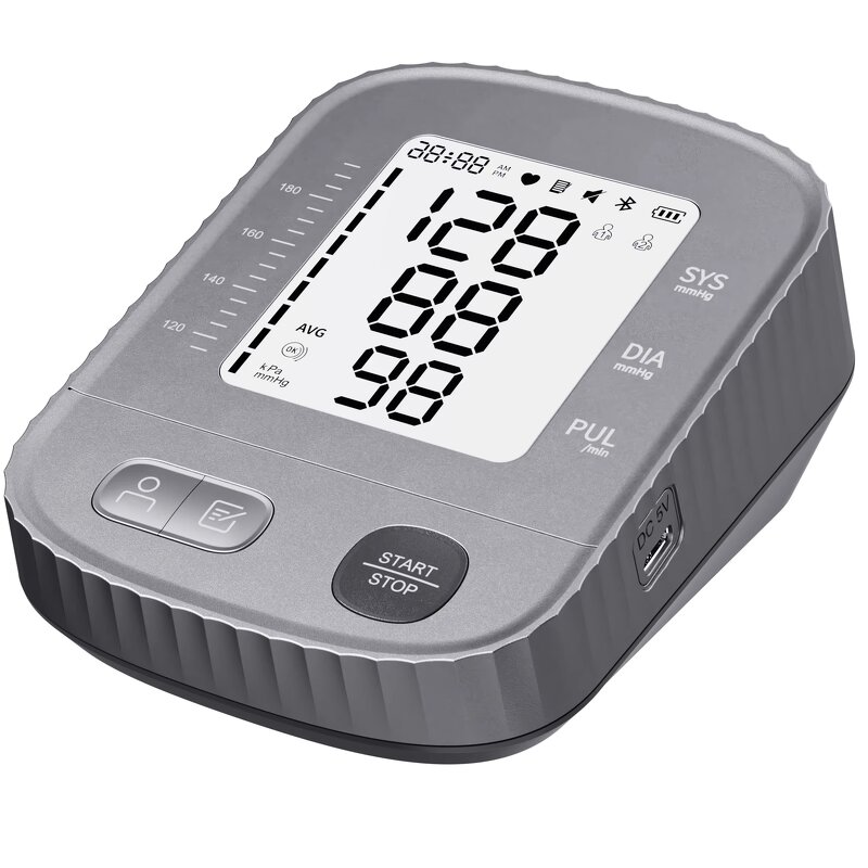Blood Pressure Monitor Manufacturer - Portable Electric Upper Arm Voice Smart LCD Oscillometric