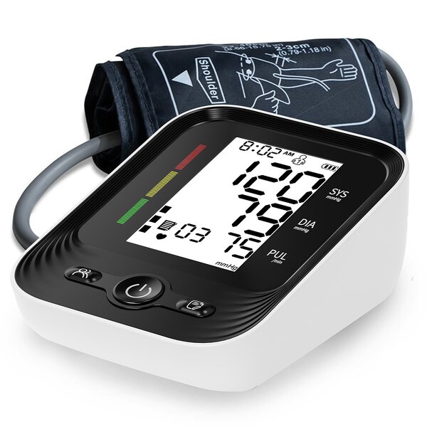 Blood Pressure Monitor Manufacturer - Certified Digital Home BP Large LCD Oscillometric 2 User