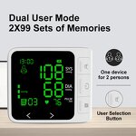 Blood Pressure Monitor Manufacturer - Digital Wrist Electric Oscillometric Large VA Screen 2*99 Memories