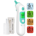 Thermometer Manufacturer - High Accuracy 3-Color Coded Digital Ear 40 Memory Recall for Baby & Family