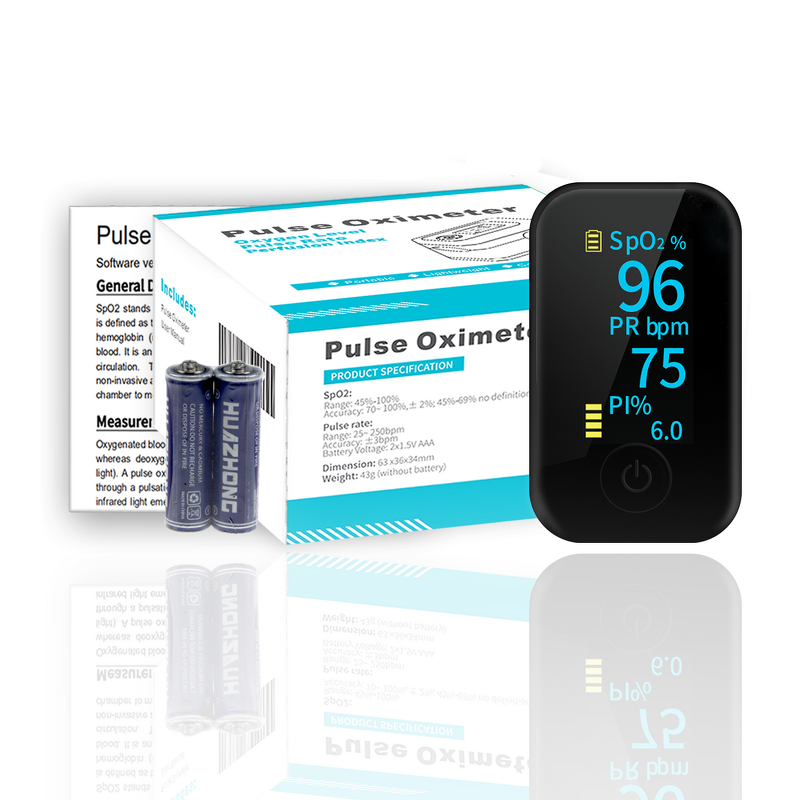 Pulse Oximeter Manufacturer - AOJ Medical Large LED Display with Heart Rate for Adults