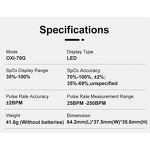 Pulse Oximeter Manufacturer - AOJ Medical Fingertip Accurate Blood Oxygen Heart Rate One-Touch CE