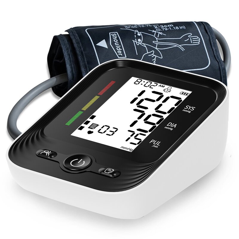 Blood Pressure Monitor Manufacturer - Automatic Digital Arm Sphygmomanometer Heart Rate Pulse Meter