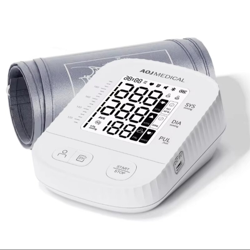 Blood Pressure Monitor Manufacturer - Smart Electric Digital Automatic LED 2*199 Memories Upper Arm