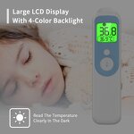 Thermometer Manufacturer - AOJ Digital Infrared Forehead Laser Gun Backlight LCD Non-Contact Adult Baby