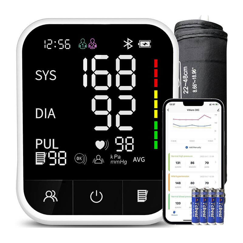 Blood Pressure Monitor Manufacturer - Portable Digital Bluetooth Automatic LCD Electronic Medical