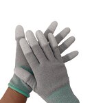 ESD Gloves Manufacturer - RoHS Compliant PU Tip for Optical Lenses Manufacturing