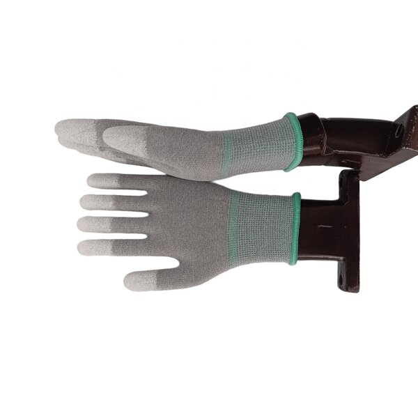ESD Gloves Manufacturer - RoHS Compliant PU Tip for Optical Lenses Manufacturing