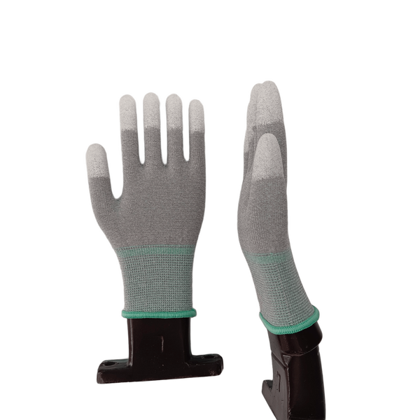 ESD Gloves Manufacturer - High Dexterity 13G PU Top Fit for Electronics Manufacturing and Assembly