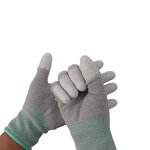 ESD Gloves Manufacturer - RoHS Compliant PU Tip for Optical Lenses Manufacturing