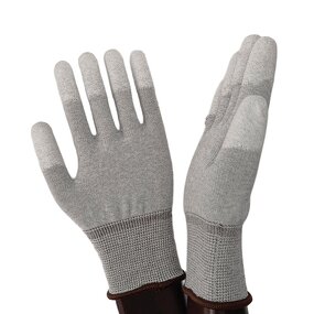 ESD Gloves Manufacturer - Abrasion Resistance Polyester for Mining Industry Use/Medical Equipment Assembly