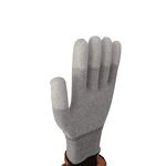 ESD Gloves Manufacturer - Eco-friendly Large L Size 9 PU Top Fit for Handling Semiconductors