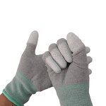 ESD Gloves Manufacturer - RoHS Compliant PU Tip for Optical Lenses Manufacturing