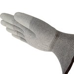 ESD Gloves Manufacturer - Eco-friendly Large L Size 9 PU Top Fit for Handling Semiconductors