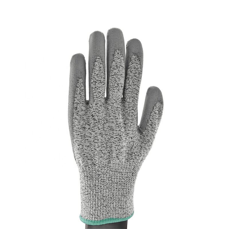 Cut Resistant Gloves Manufacturer - Thin & Lightweight PU Palm-Fit for Handling Plastic Sheets in Packaging