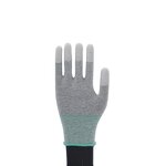 ESD Gloves Manufacturer - Sulfur-Free Chlorine-Free Carbon Fiber (XS-XL) Anti-Static PU Finger-Coated Without Finger Print
