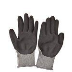 Cut Resistant Gloves Manufacturer - M Size High Dexterity for Rebar Tying Construction with Nitrile Sandy Palm Coating