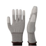 ESD Gloves Manufacturer - Economical Polyurethane Nylon with Elastic Wrist for Cleanroom Environments
