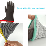 Work Protection Gloves Manufacturer - HPPE Shell PU Dipped Level 5 Anti Cut Hand Protection