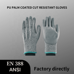 Cut Resistant Gloves Manufacturer - Oil Proof PU Coated for Industrial Mechanics Working on Sharp Engine Components